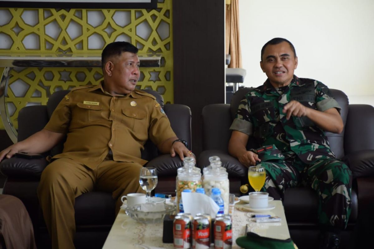 Citra terima kunjungan kerja Komandan Korem 121/ABW