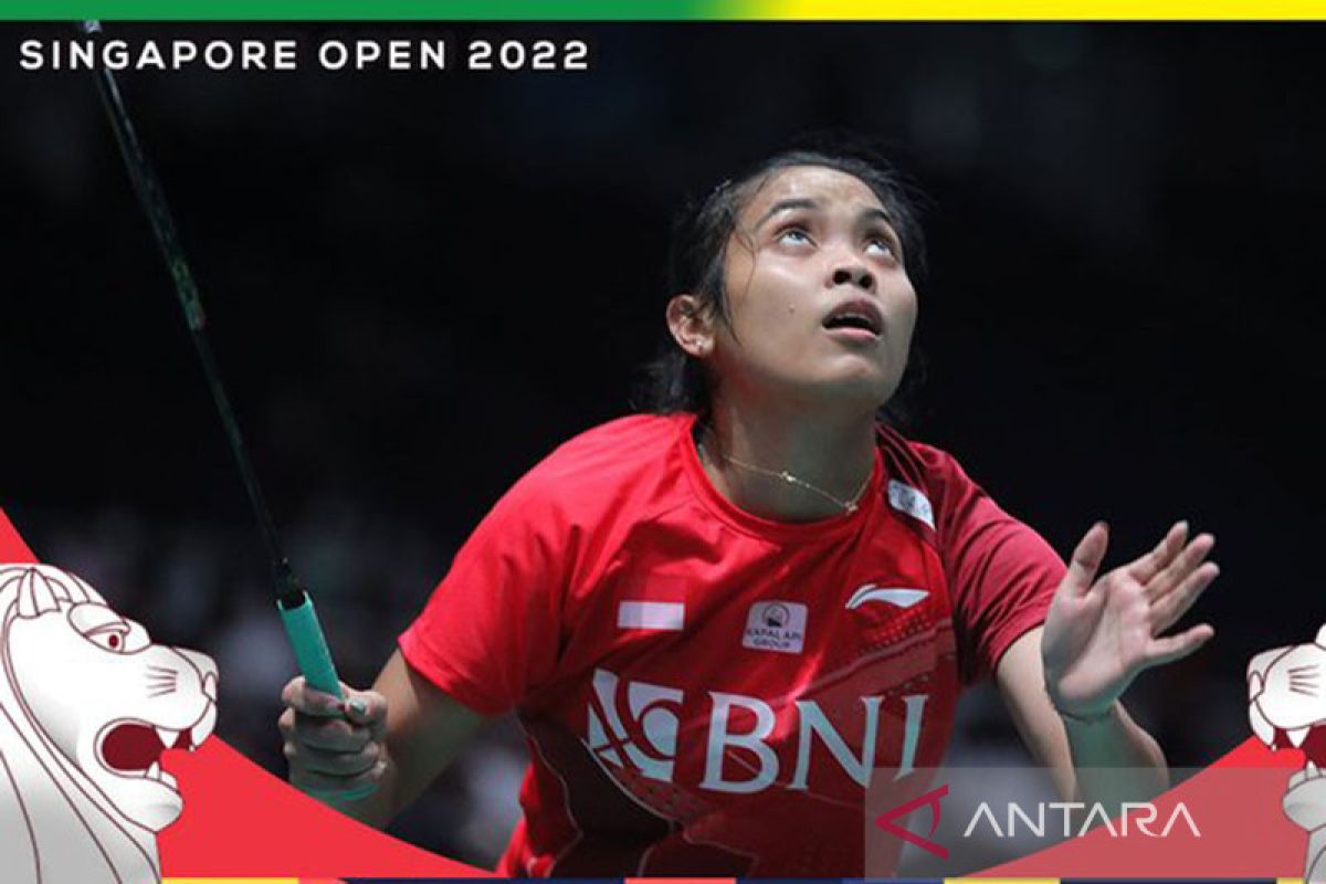 Gregoria bermain lepas pada permulaan Singapore Open