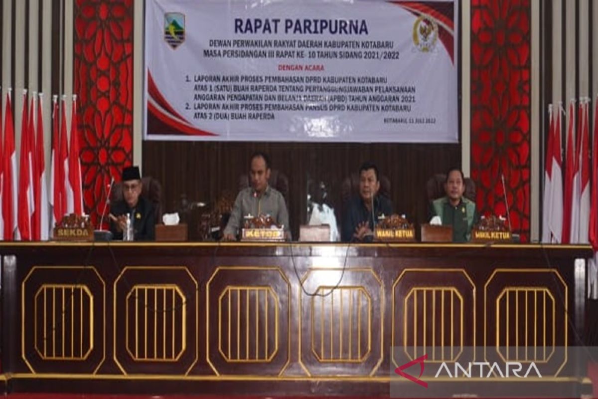 DPRD Kotabaru gelar paripurna