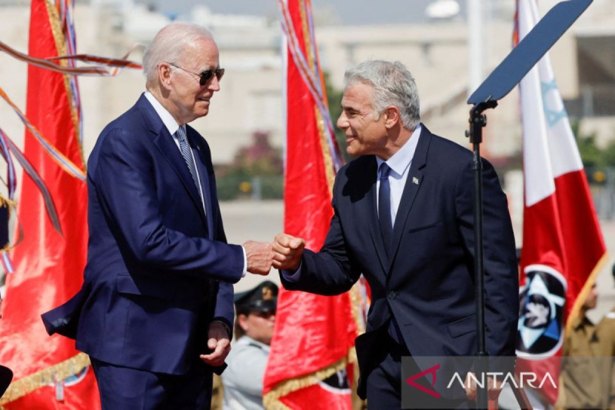 Tiba di Tel Aviv, Presiden AS Joe Biden disambut sebagai teman lama Israel