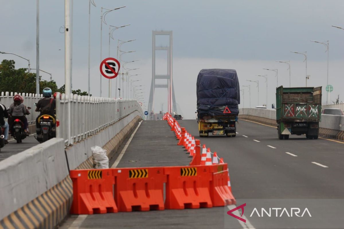 Ada pengerjaan SKTT, Gubernur Khofifah pastikan Jembatan Suramadu tidak ditutup