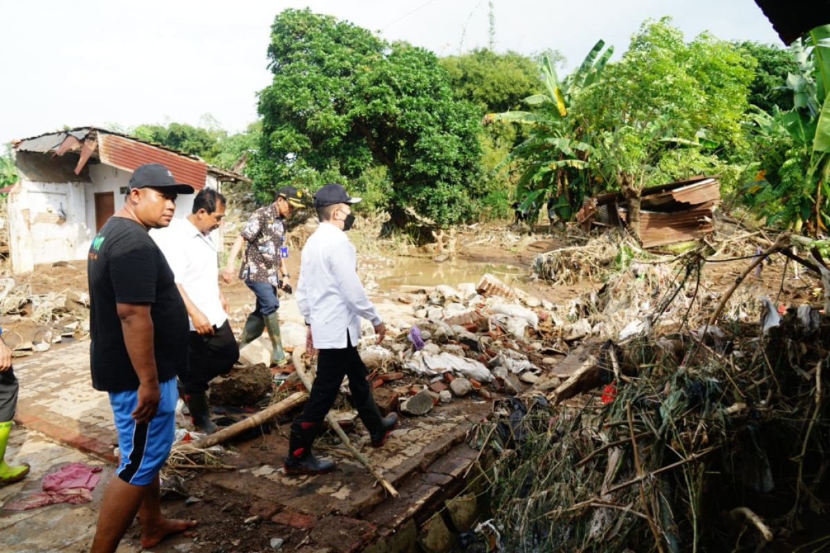 Puluhan rumah di Kecamatan Margoyoso Pati hanyut akibat banjir