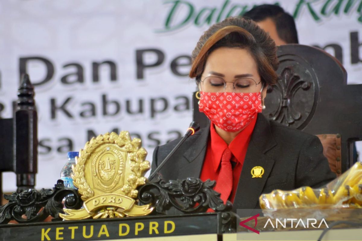 DPRD Gorontalo Utara imbau warga tetap memakai masker cegah COVID-19