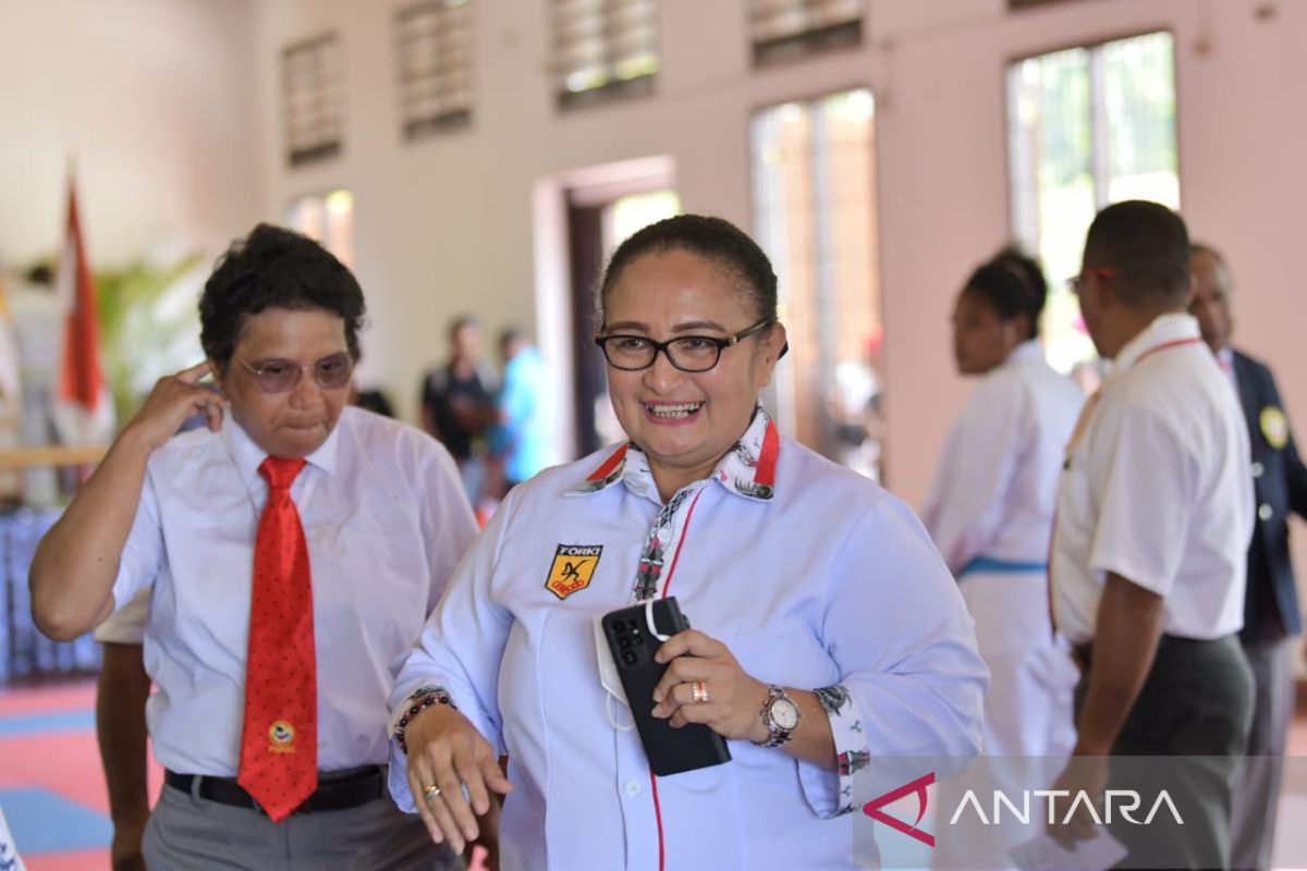 Forki Papua harapkan muncul atlet karate berbakat pada ajang Porkab