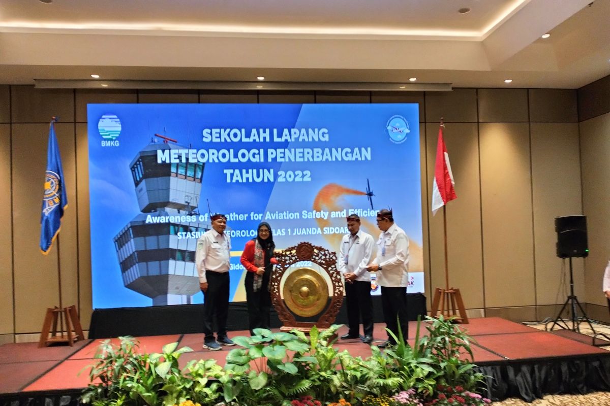 BMKG Juanda gelar sekolah lapang meteorologi penerbangan