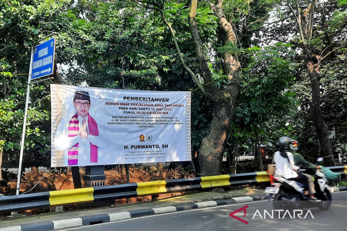 Jalan Setu Babakan tidak ditutup saat acara pesta anggota DPRD