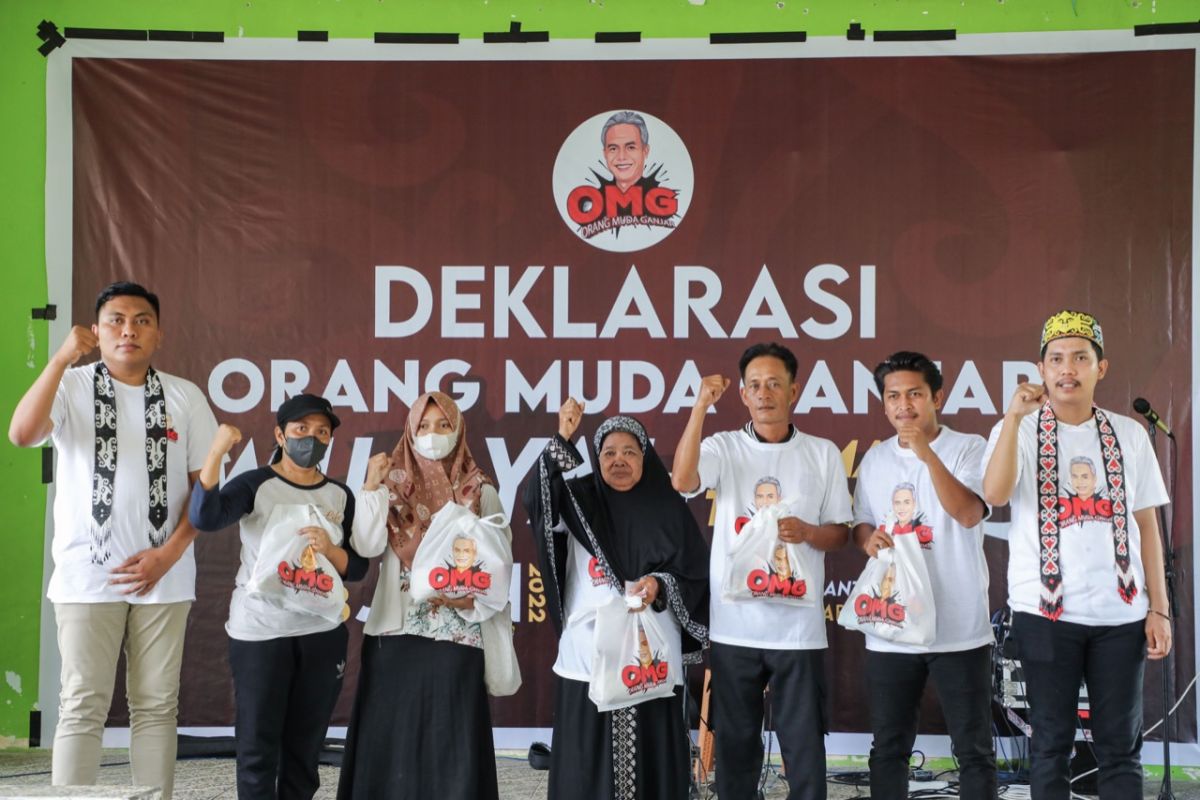 Deklarasi anak muda relawan pendukung Ganjar Pranowo di Balikpapan