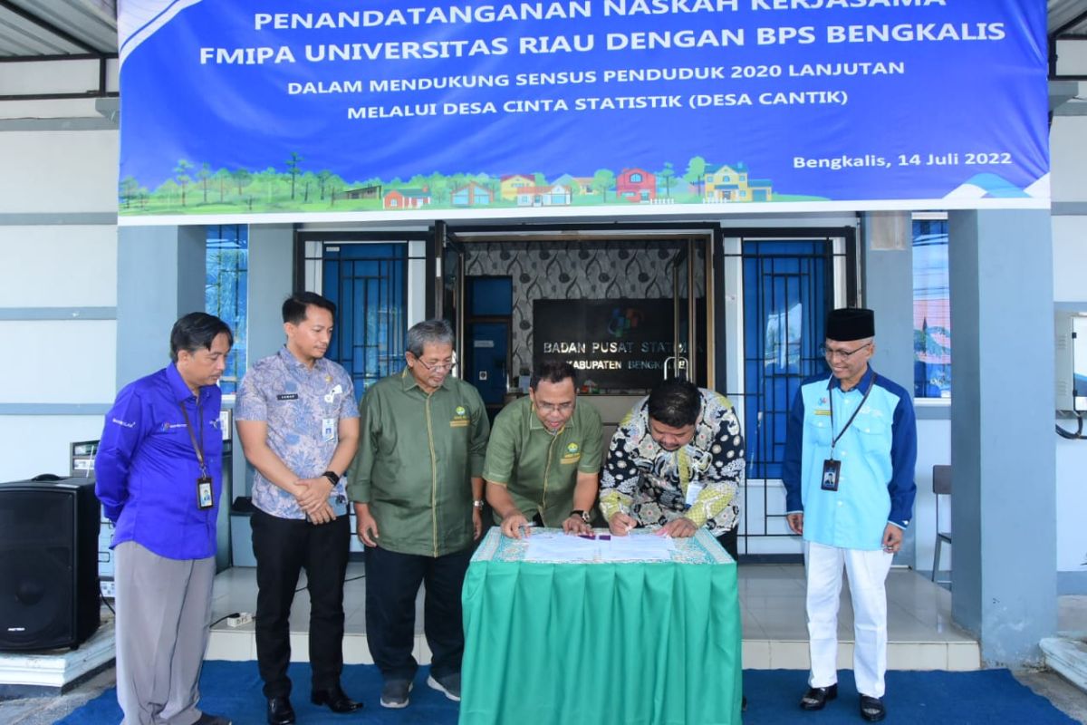 BPS Bengkalis jalin kerjasama dengan FMIPA Unri