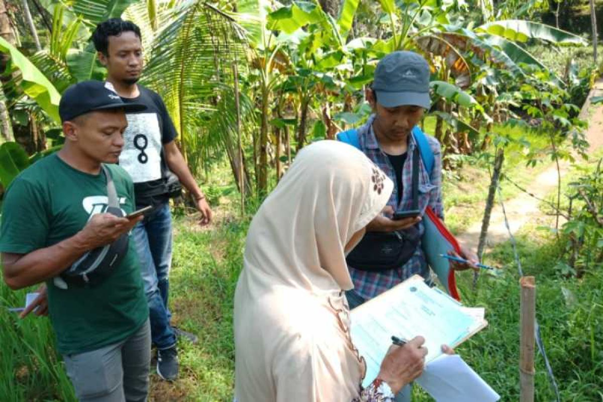 Pengukuran lahan di Wadas Purworejo berjalan lancar