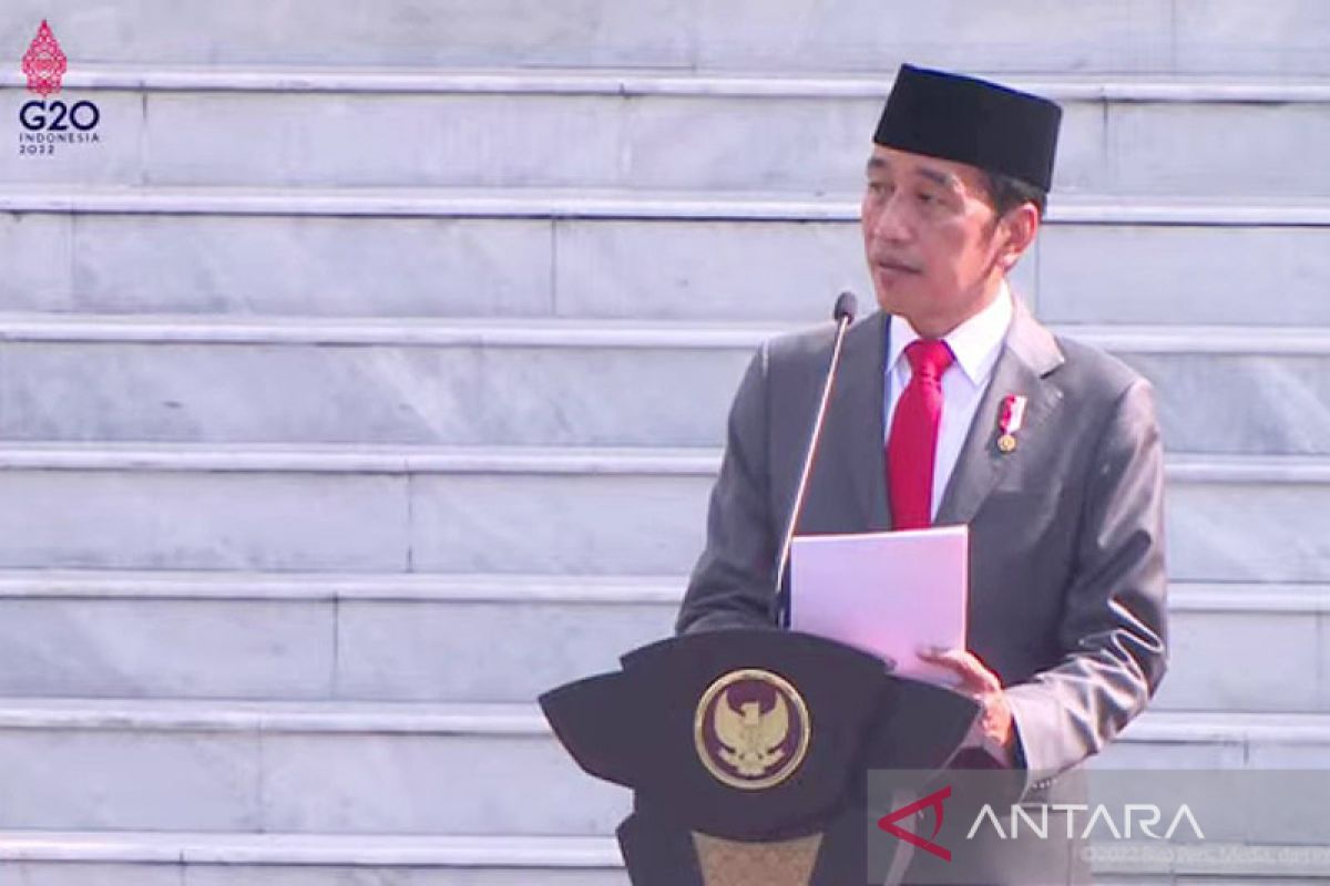 Jokowi minta perwira TNI dan Polri jadikan Indonesia negara maju