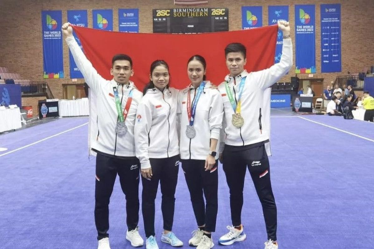 Tim wushu Indonesia peringkat tiga World Games 2022