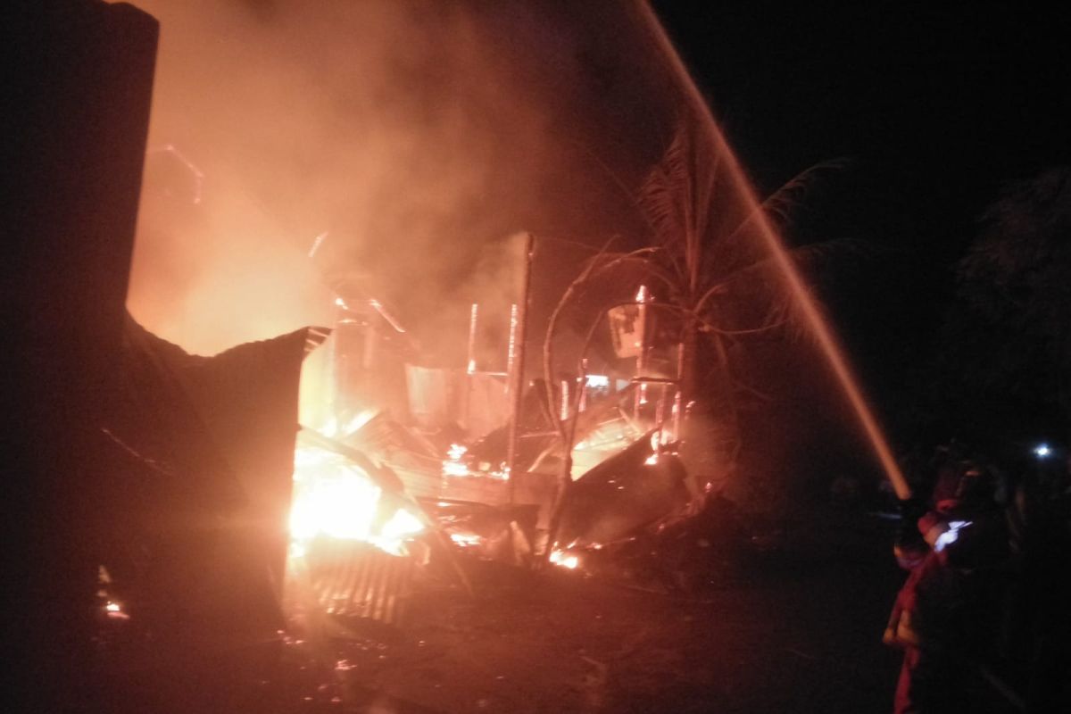 Semalam, Lima unit rumah dan satu Ruko terbakar di Aceh Besar