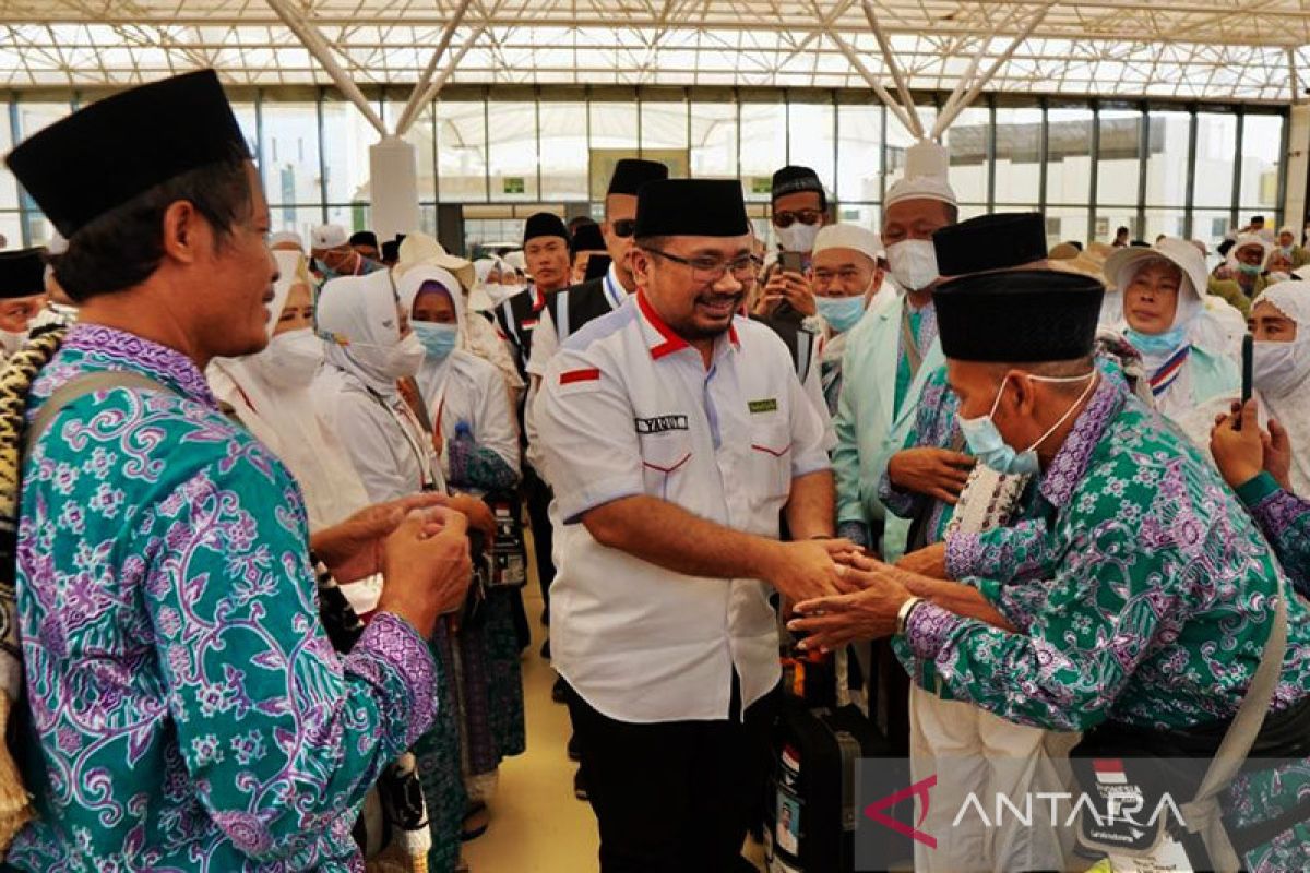 Menag sampaikan salam presiden saat lepas kepulangan jamaah SOC 2