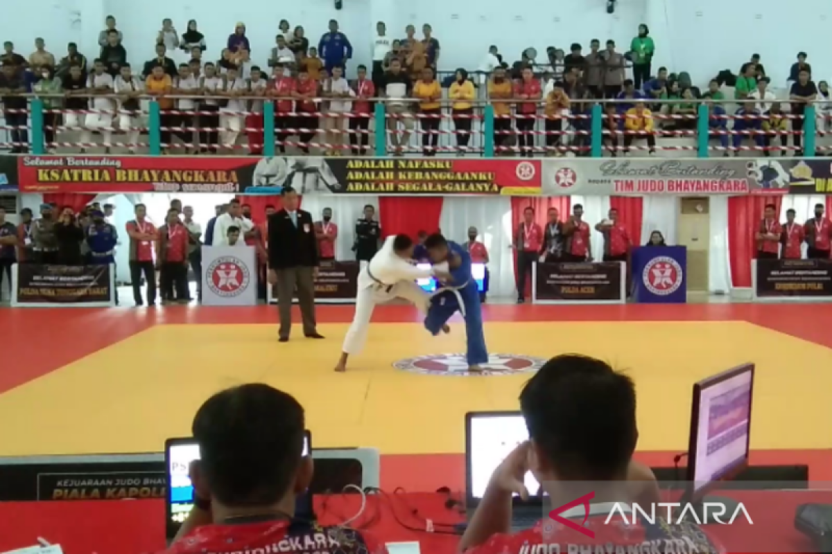 Polri jaring bibit atlet Judo melalui kejuaraan Kapolri 2022