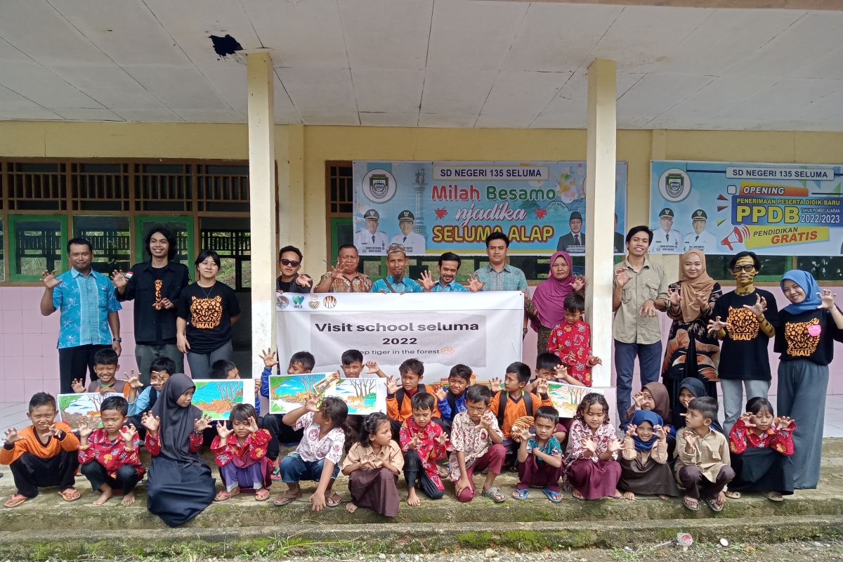 Sosialisasi penyelamatan harimau sumatera digelar di sekolah Bengkulu