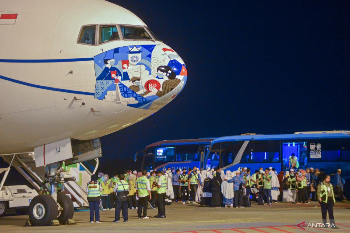 36.398 jamaah haji gelombang pertama sudah pulang ke Tanah Air