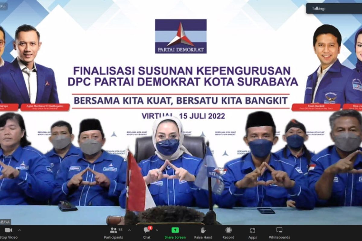 Lucy Kurniasari kembali pimpin Partai Demokrat Surabaya periode 2022-2027