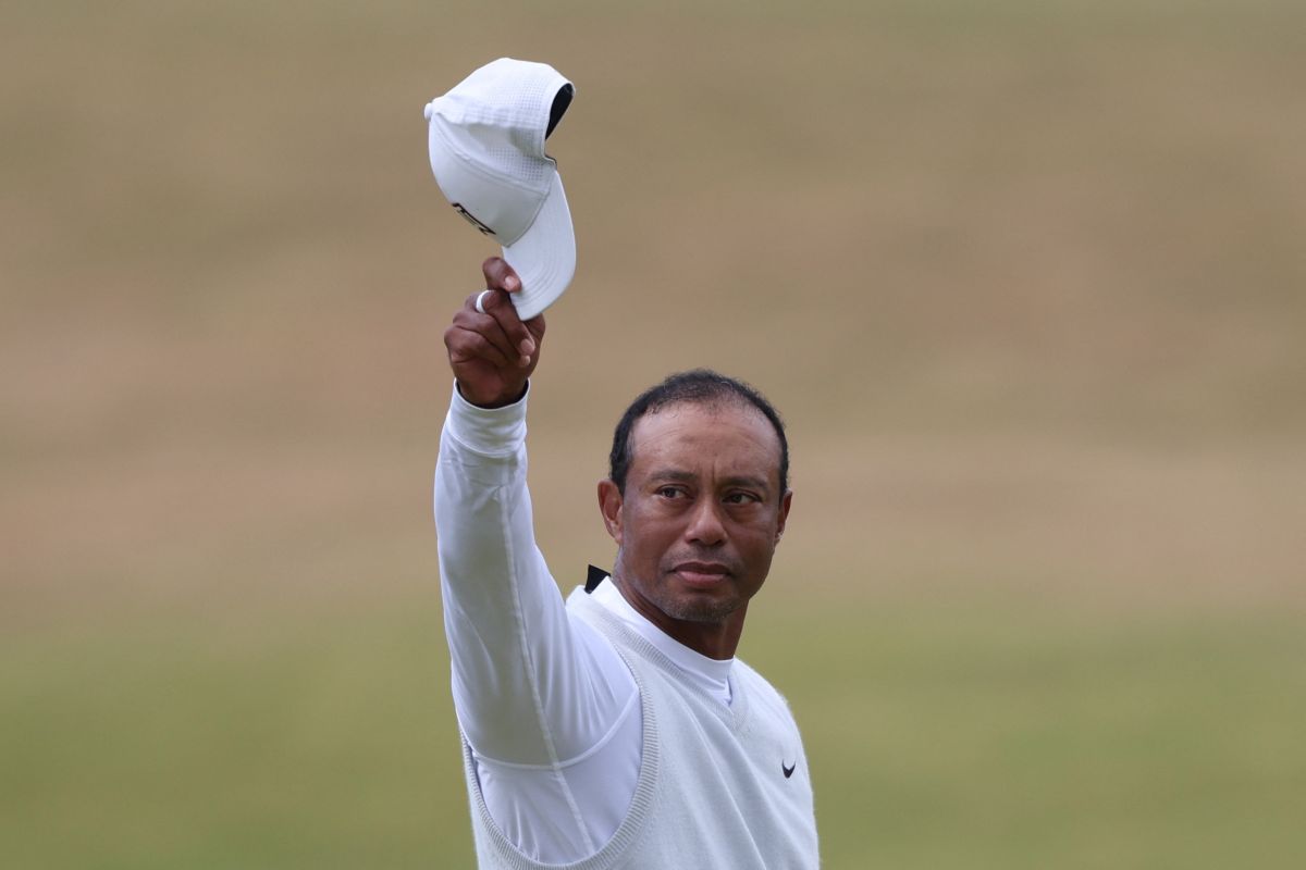 Untuk keempat kalinya, Tiger Woods tersisih dari The Open Championship