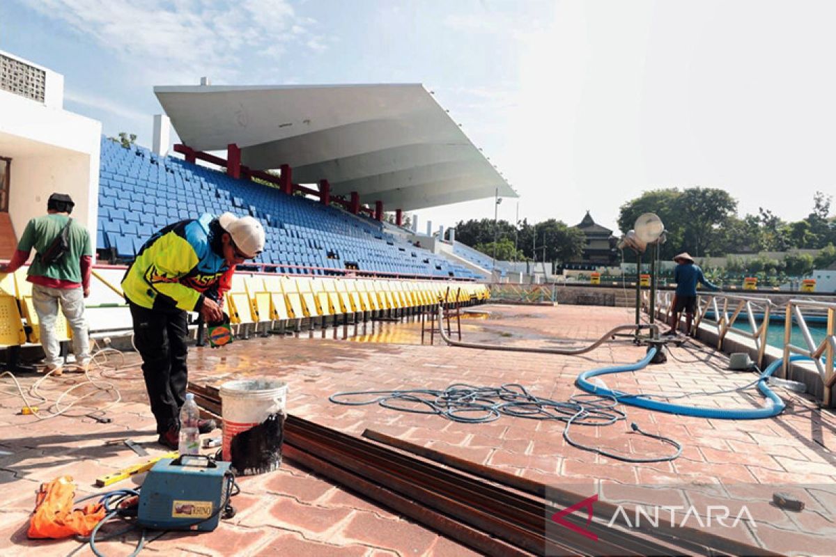 Progres perbaikan arena untuk para-renang APG 2022 capai 90 persen