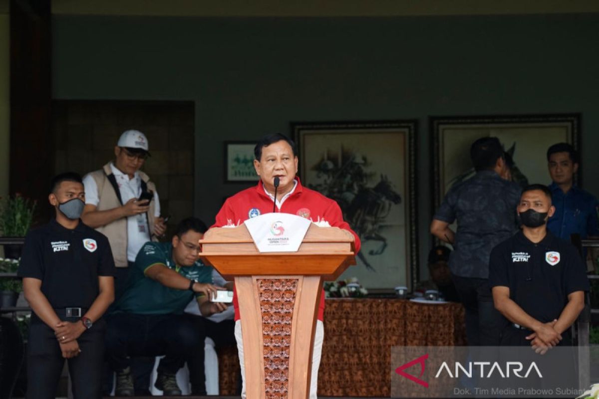 Prabowo cari bibit unggul sepak bola untuk masuk Piala Dunia