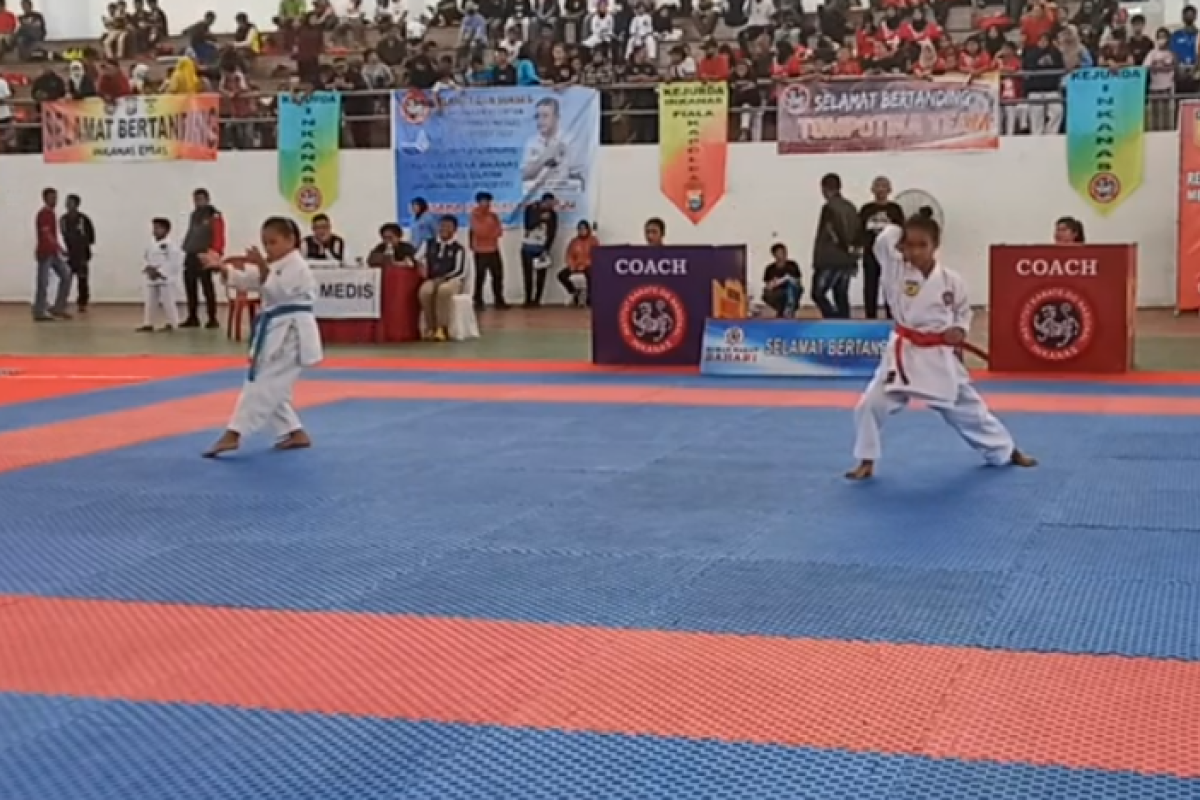 750 karateka bersaing pada kejurda Inkanas Piala Kapolda Sulsel