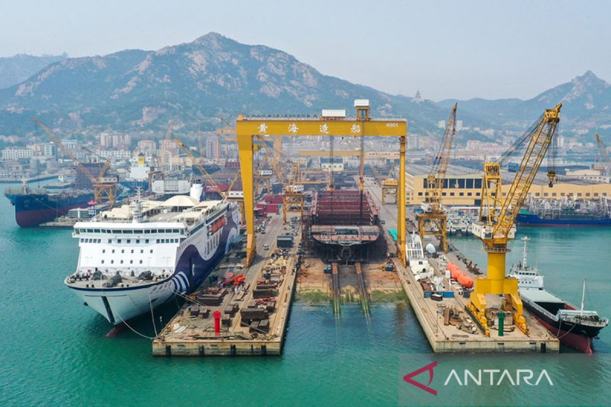 Sektor pembuatan kapal China terus pimpin pasar global