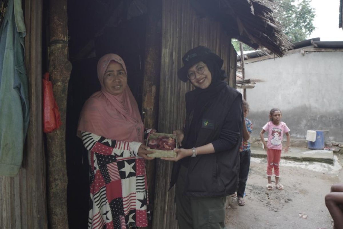 Program Tebar Hewan Kurban Dompet Dhuafa wujud toleransi  di perbatasan NTT-Timor Leste