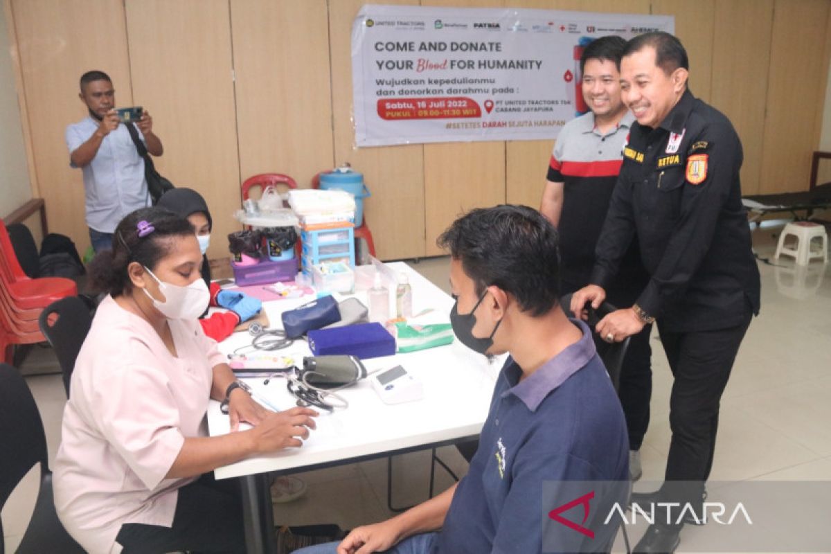 PMI Kota Jayapura apresiasi Astra Grup Papua gelar donor darah