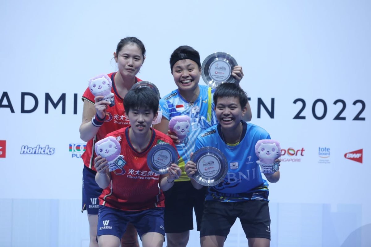 Pebulu tangkis Apri/Fadia dan Leo/Daniel mundur dari turnamen Taipei Open