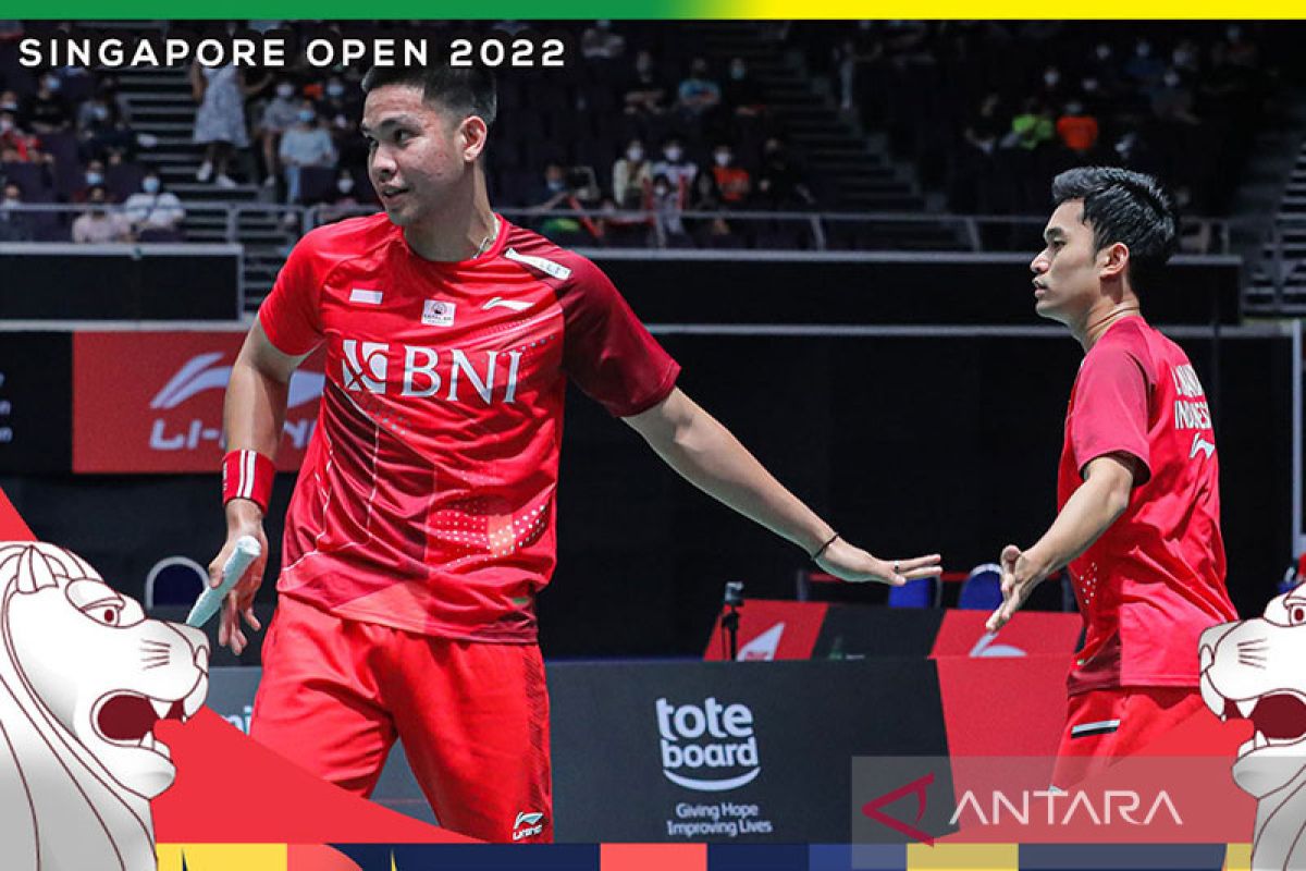 Kalahkan Fajar/Rian, Leo/Daniel juara di Singapura Open 2022