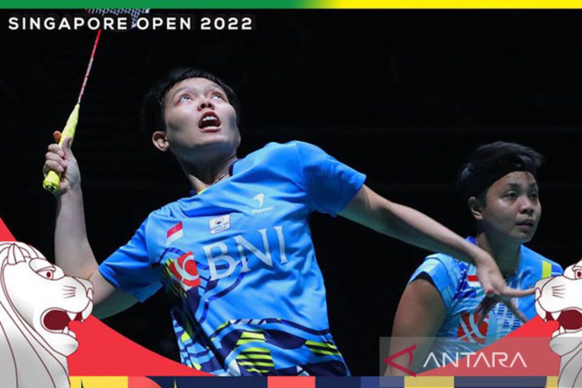 Apriyani/Fadia melaju, Minions kandas di babak kedua Japan Open