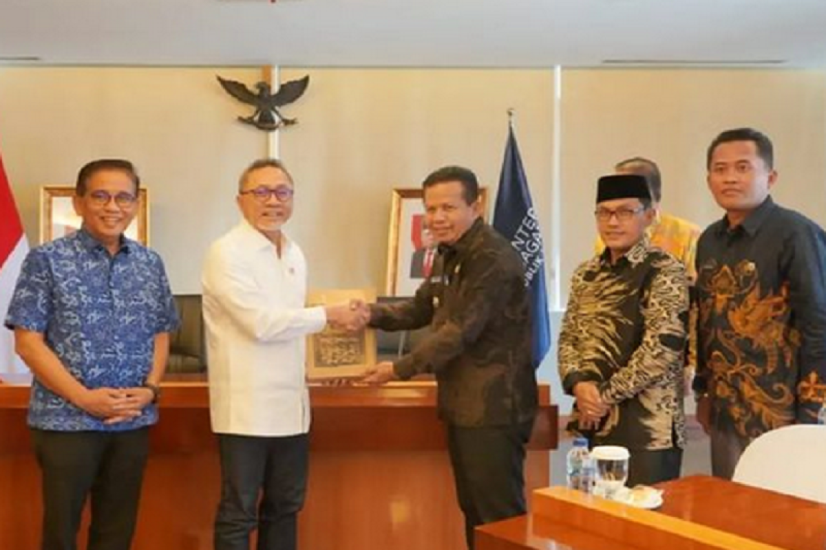 Pj Bupati Sarolangun audiensi dengan Mendag