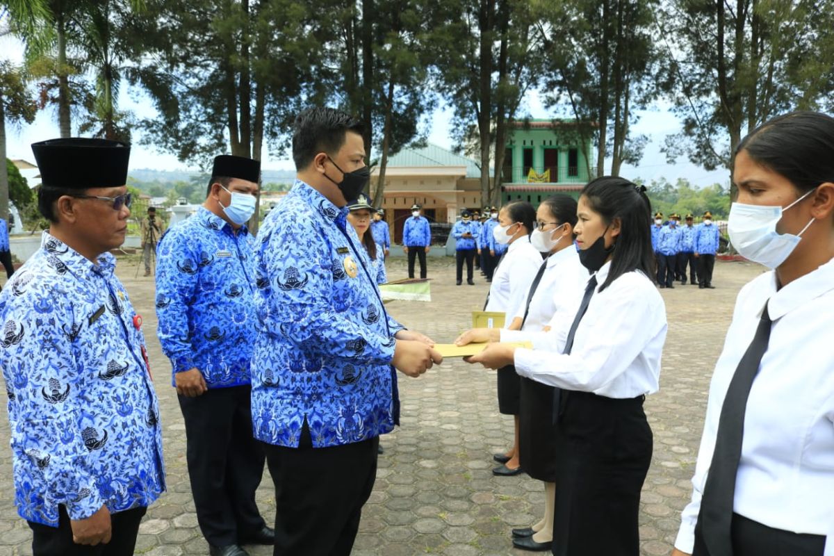 Bupati Samosir serahkan SK P3K di hari Kesadaran Nasional