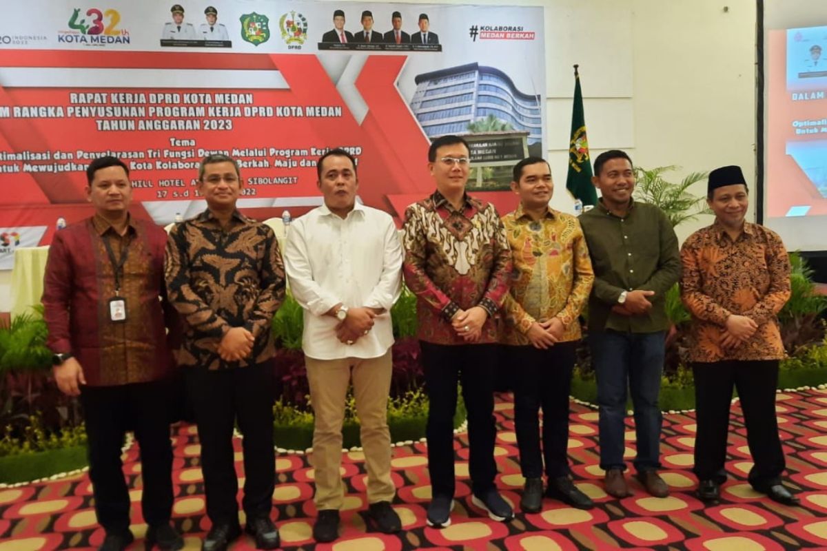Program kerja 2023, DPRD Medan gelar rapat kerja di Sibolangit