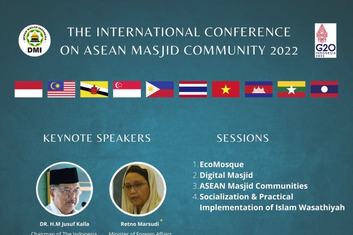 DMI menggelar konferensi internasional komunitas masjid se-ASEAN di Jakarta