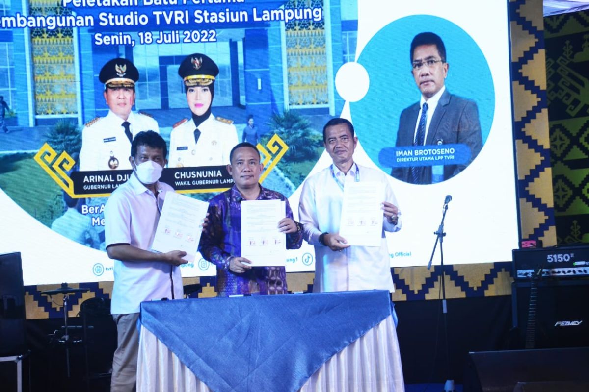 ANTARA, RRI dan TVRI bersinergi penyebaran informasi di Lampung