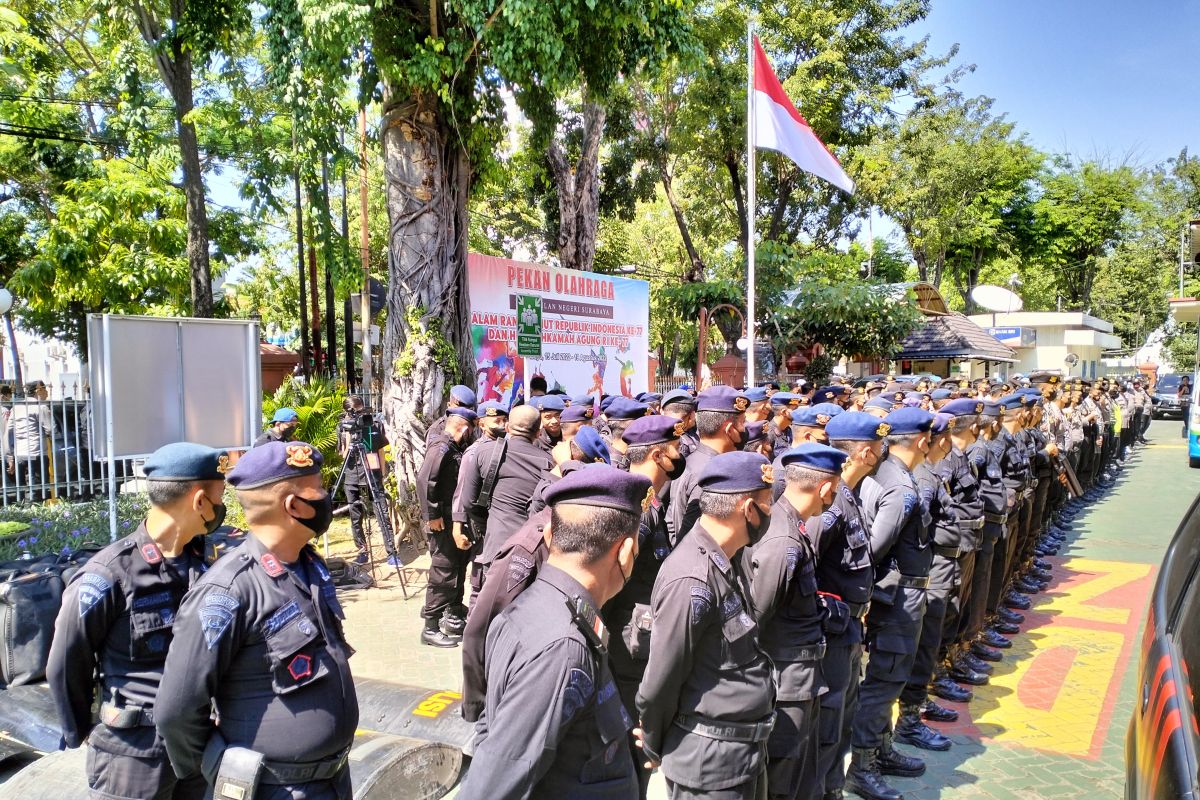 Kasus pencabulan putra kiai, ratusan personel disiagakan jaga sidang MSAT