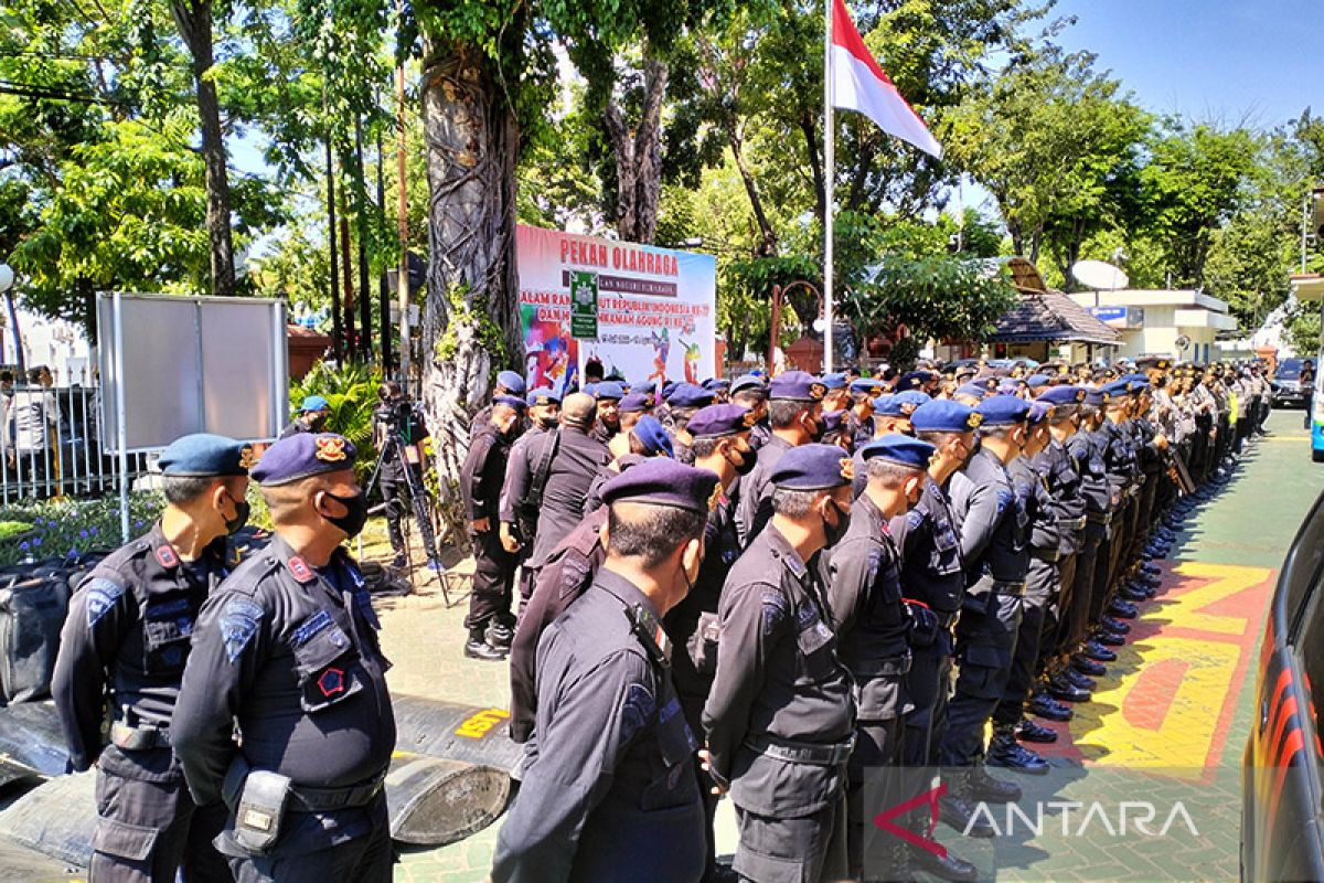 Ratusan personel disiagakan untuk jaga sidang MSAT