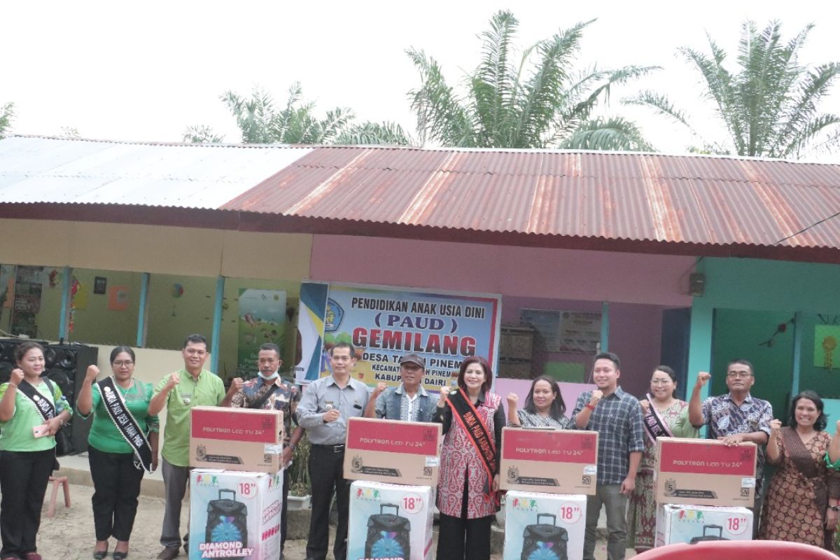 Empat PAUD di Kecamatan Tanah Pinem terima Rp 40 juta CSR dari PT Inpola