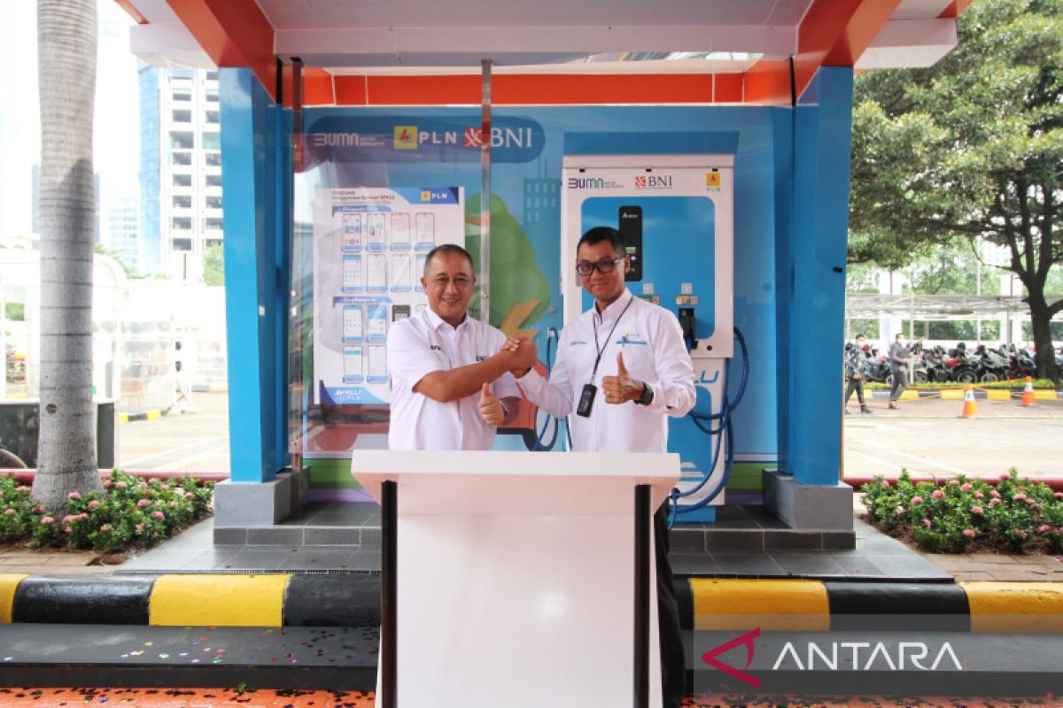 BNI jadi pioner perbankan operasikan Stasiun Pengisian Kendaraan Listrik Umum