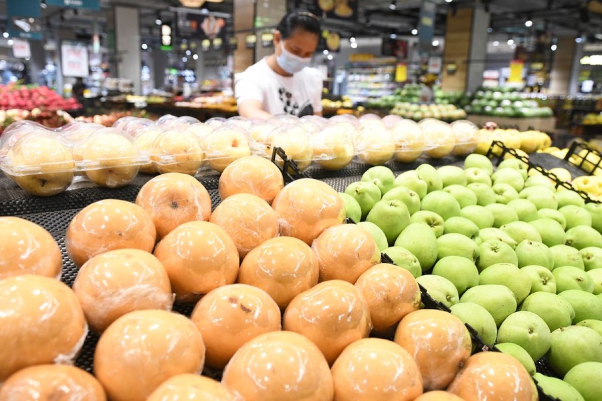 Harga produk pertanian China naik tipis
