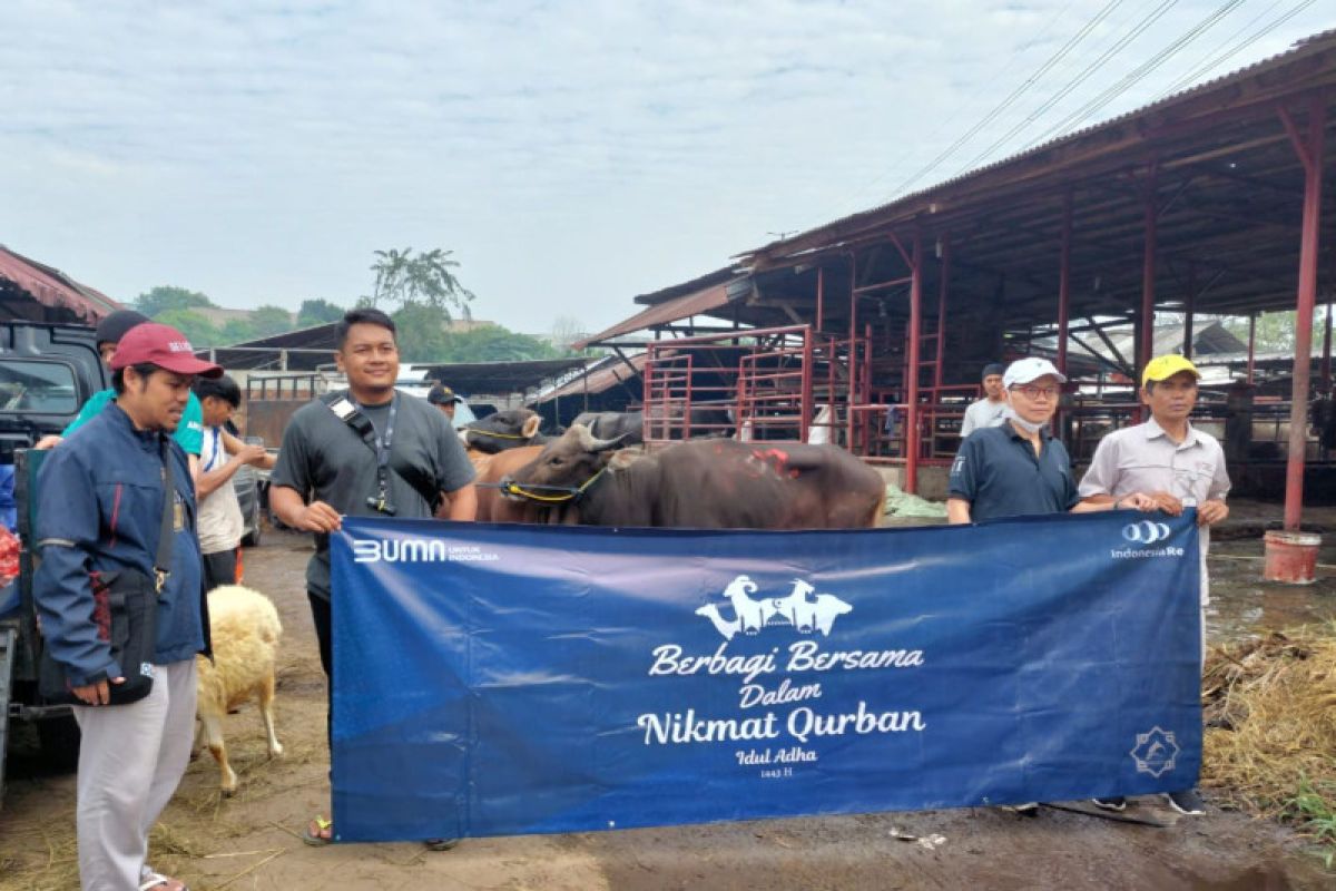 Berbagi di Idul Adha, Indonesia Re distribusikan hewan kurban ke Jabodetabek