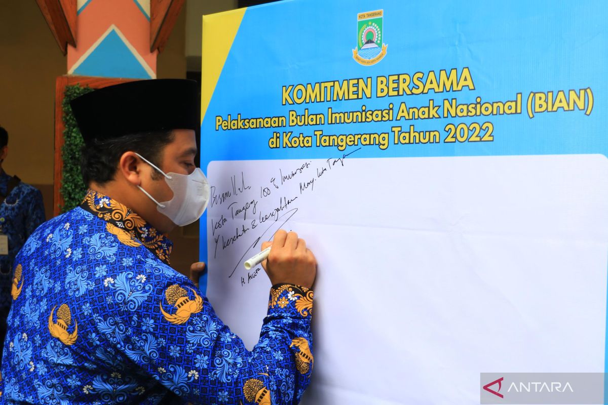 Puskesmas Kota Tangerang bentuk posko imunisasi capai target BIAN 95 persen