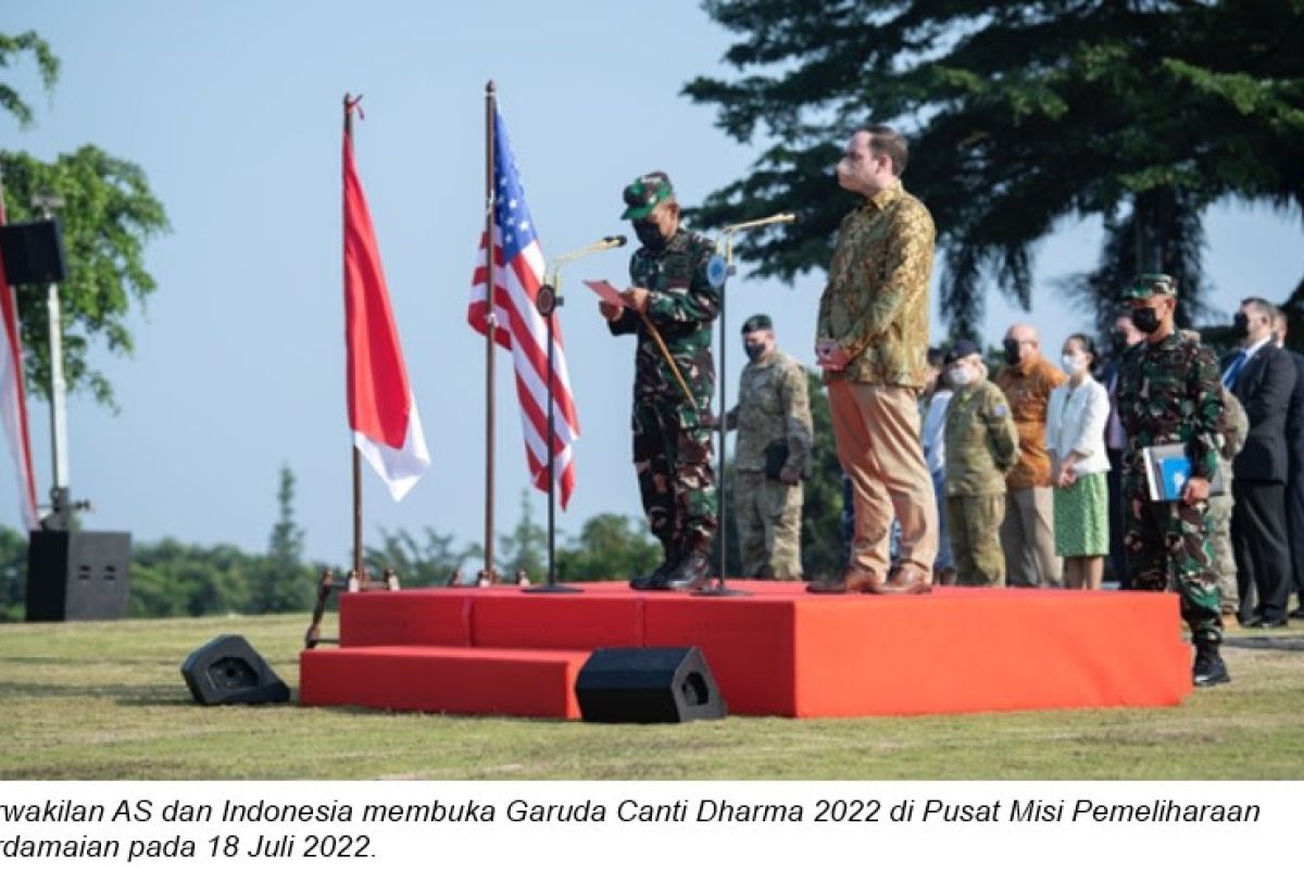 Indonesia dan AS gelar latihan bersama pemeliharaan perdamaian 2022