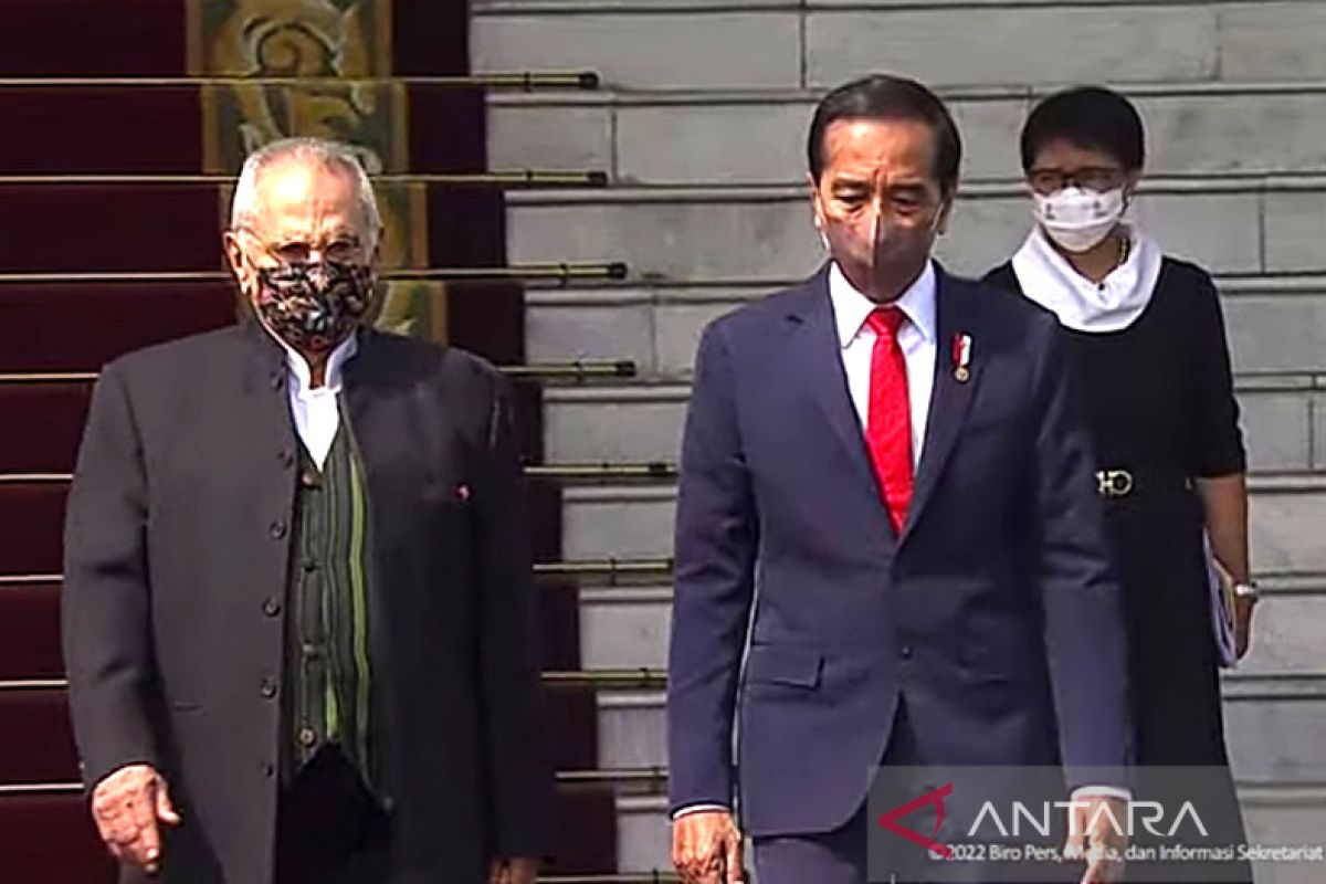Presiden Jokowi terima kunjungan kenegaraan Presiden Timor Leste di Bogor