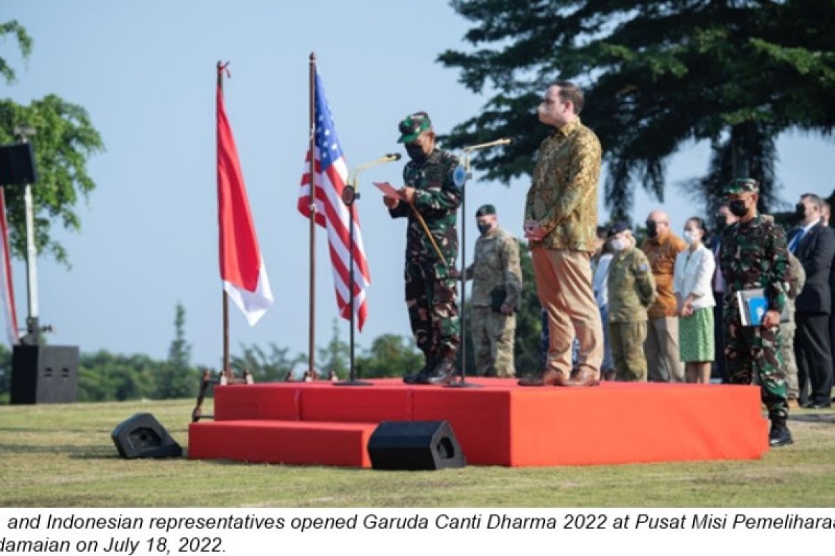 Indonesia, US launch Garuda Canti Dharma 2022 peacekeeping exercise