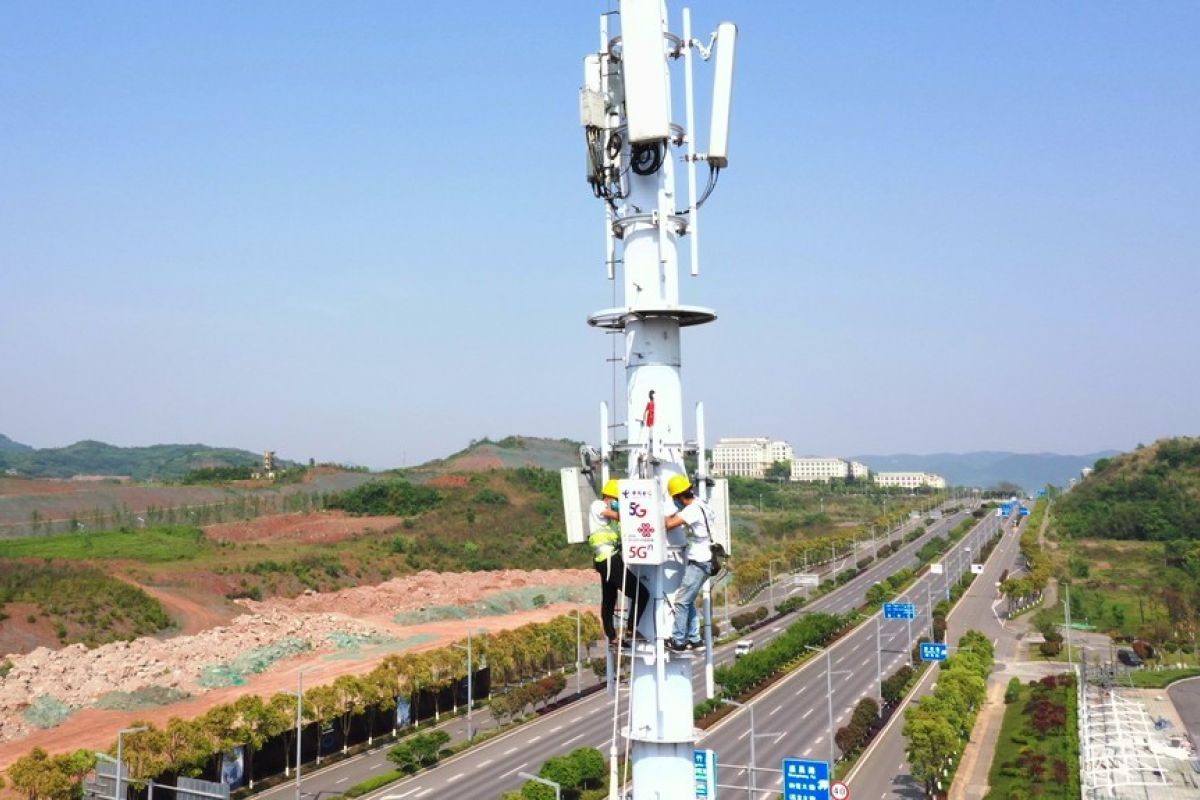 China miliki 1,85 juta lebih BTS 5G aktif