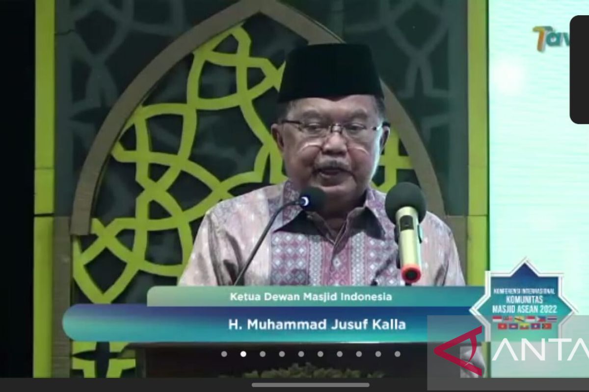 Ketum DMI Jusuf Kalla ingin tingkatkan Ukhuwah Islamiyah di kawasan ASEAN