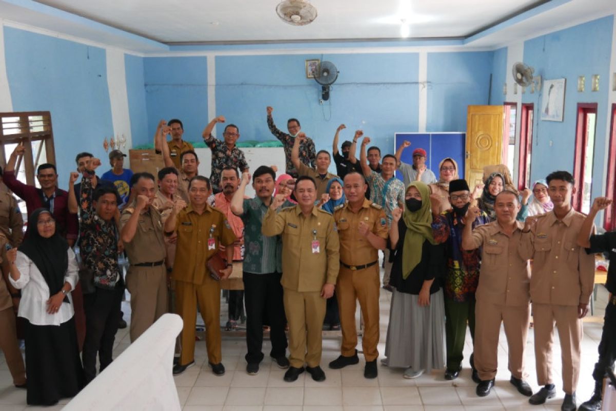 Kepala Balai Pemdes Lampung laksanakan latihan kajian resiko di Desa Way Muli