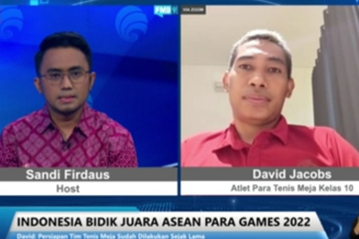 David Javobs optimistis penuhi target emas ASEAN Para Games